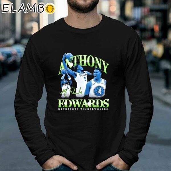 Anthony Edwards Minnesota Timberwolves Shirt Longsleeve 39