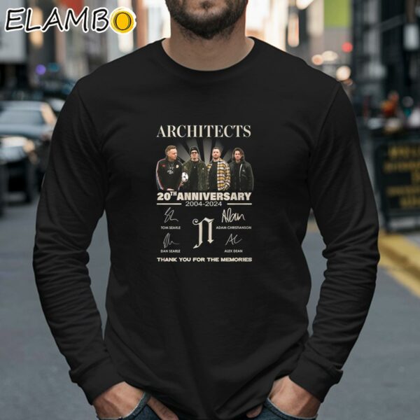 Architects 20th Anniversary 2004 2024 Thank You For The Memories Shirt Longsleeve 40