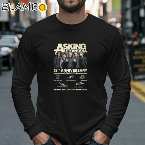 Asking Alexandria 18th Anniversary 2006 2024 Thank You For The Memories Shirt Longsleeve 40
