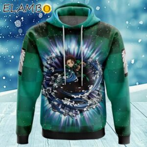 Astral Aura Tanjiro Demon Slayer 3D Hoodie Sweater Ugly