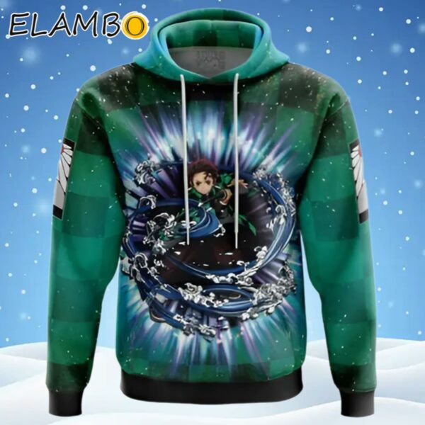 Astral Aura Tanjiro Demon Slayer 3D Hoodie Ugly Sweater