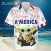 Baby Yoda Beer Star Wars Hawaiian Shirt Fourth July Patriotic American Flag Star Wars Aloha Shirt Hawaiian Hawaiian