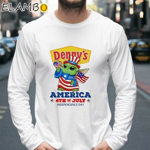 Baby Yoda Denny's America 4th Of July Independence Day shirt Longsleeve 39