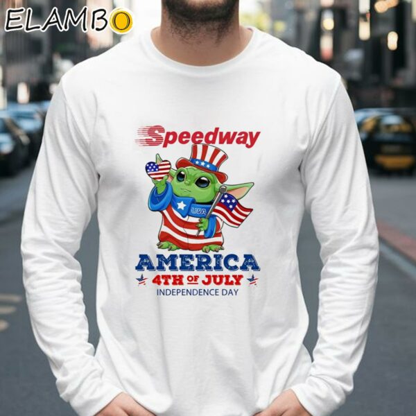 Baby Yoda Speedway America 4th of July Independence Day shirt Longsleeve 39