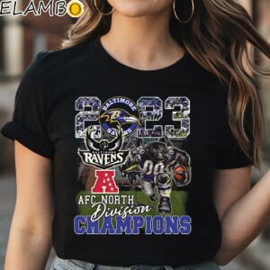 Baltimore Ravens 2023 Afc North Division Champions Shirt Black Shirt Shirt