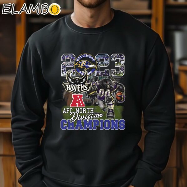 Baltimore Ravens 2023 Afc North Division Champions Shirt Sweatshirt 11
