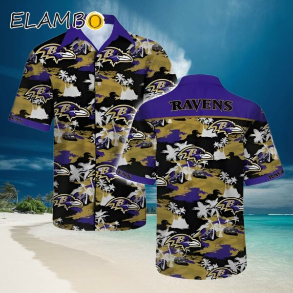 Baltimore Ravens Tommy Bahama Hawaiian Shirt Hawaiian Hawaiian