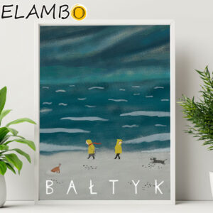 Baltyk Polish Sea Ostsee Morze Poland Travel Poster Wall Decor