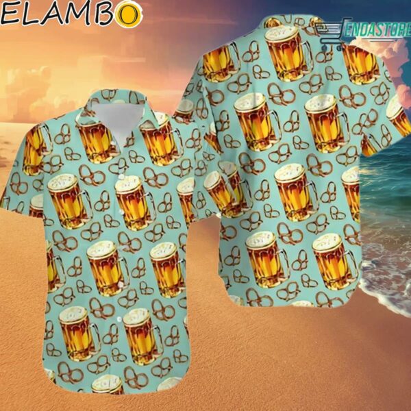 Beer And Pretzel Hawaiian Shirt Hawaaian Shirt Hawaaian Shirt