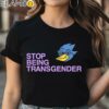 Berdly Deltarune Sprite Stop Being Transgender Logo Shirt Black Shirt Shirt