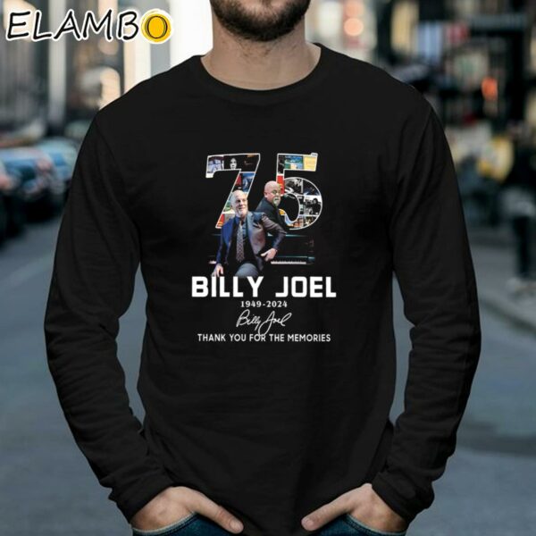 Billy Joel 75th Anniversary 1949 2024 Teethank You For The Memories Music Shirt Longsleeve 39