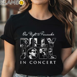 Billy Joel Concert Shirt One Night To Remember Billy Joel Tour Shirt Black Shirt Shirt