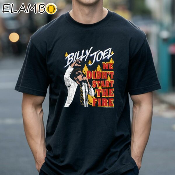 Billy Joel We Didnt Start the Fire Shirt Black Shirts 18