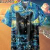 Black Cat Starry Night Van Gogh Halloween Hawaiian Shirts Hawaaian Shirt Hawaaian Shirt