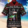 Black Cat Wreck The Tree Light Funny Ugly Style Christmas Hawaiian Shirt Hawaiian Hawaiian