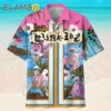 Blink 182 Dancing Skull Surfing Beach Hawaiian Shirt Blink 182 World Tour Merch Hawaaian Shirt Hawaaian Shirt