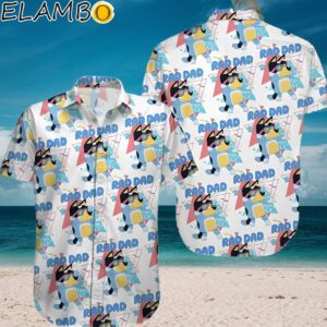 Bluey Hawaiian Shirt Rad Dad Gift For Adult Cartoon Lovers Aloha Shirt Aloha Shirt