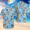 Bluey Hawaiian Shirt Summer Hawaiian Shirt Bluey Button Up Shirt Hawaiian Hawaiian