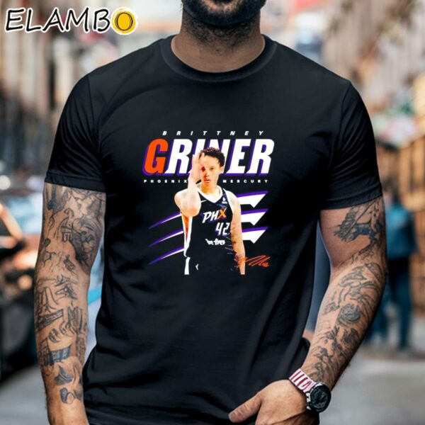 Brittney Griner Phoenix Mercury Signature Shirt Black Shirt 6