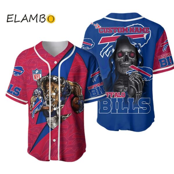 Buffalo Bills Baseball Jersey Shirt Gifts For Football Fans Printed Thumb