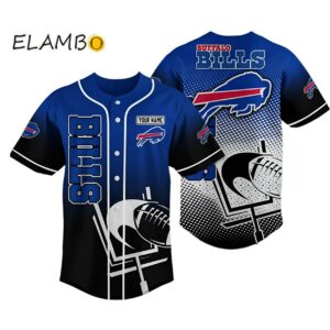 Buffalo Bills Custom Name Baseball Jersey Shirt For Men Women Printed Thumb