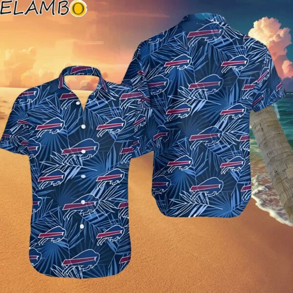 Buffalo Bills Hawaiian Shirt Blue Tropical Leaves All Over Print NFL Hawaiian Shirt Hawaaian Shirt Hawaaian Shirt