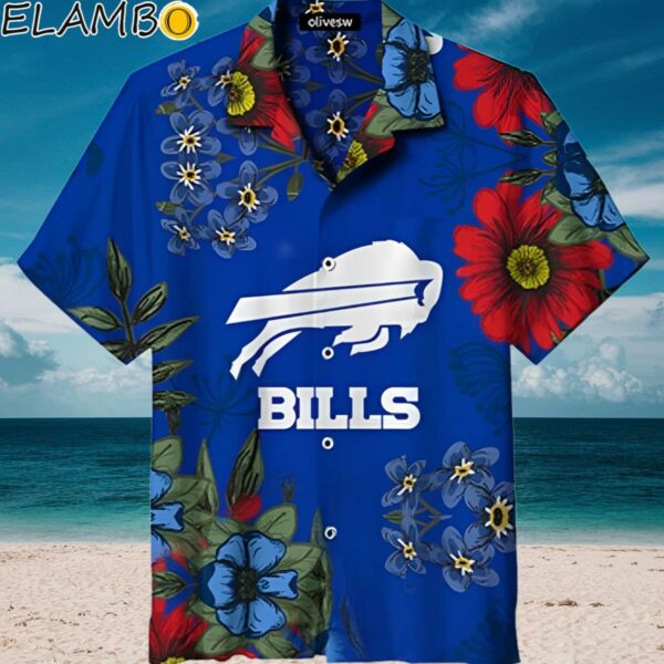 Buffalo Bills Hawaiian Shirt Tropical Flower Pattern Sport Gift For Beach Aloha Shirt Aloha Shirt