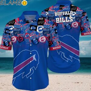Buffalo Bills Logo Blue NFL Hawaiian Shirt Gift for Fans Aloha Shirt Aloha Shirt