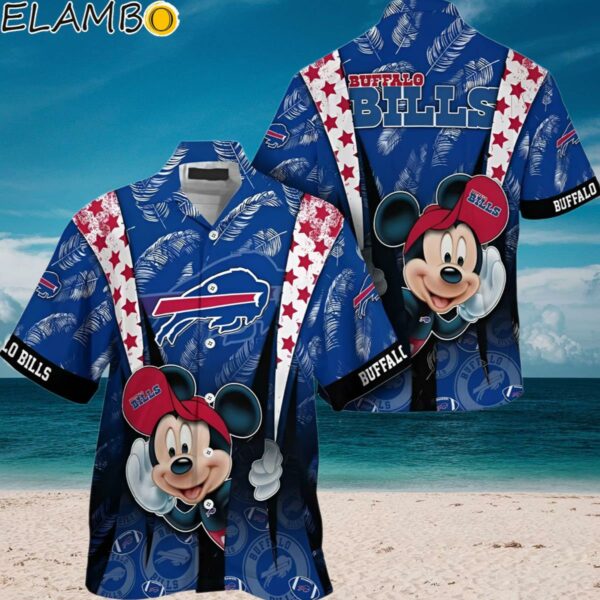 Buffalo Bills Logo Mickey Mouse Disney Hawaiian Shirt Aloha Shirt Aloha Shirt