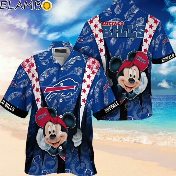 Buffalo Bills Logo Mickey Mouse Disney Hawaiian Shirt Hawaiian Hawaiian