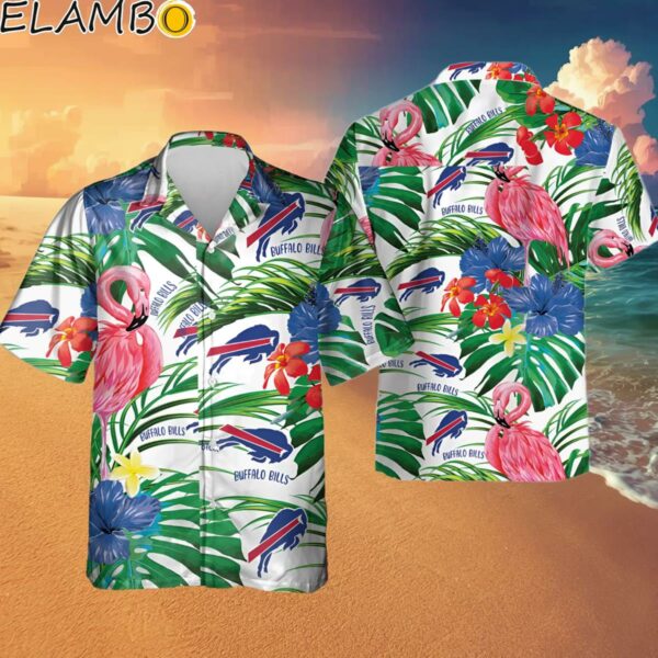 Buffalo Bills NFL Flamingo Button Up Hawaiian Shirt Hawaaian Shirt Hawaaian Shirt