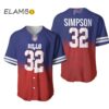 Buffalo Bills O J Simpson 32 Great Player NFL American Football Printed Thumb