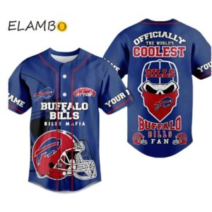 Buffalo Bills The World's Coolest Custom Baseball Jersey Printed Thumb