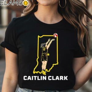 Caitlin Clark State Star Indiana Basketball Shirt Black Shirt Shirt