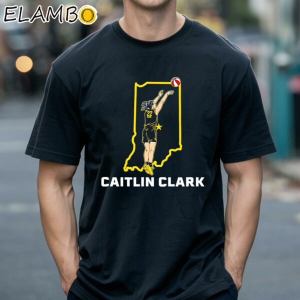 Caitlin Clark State Star Indiana Basketball Shirt Black Shirts 18
