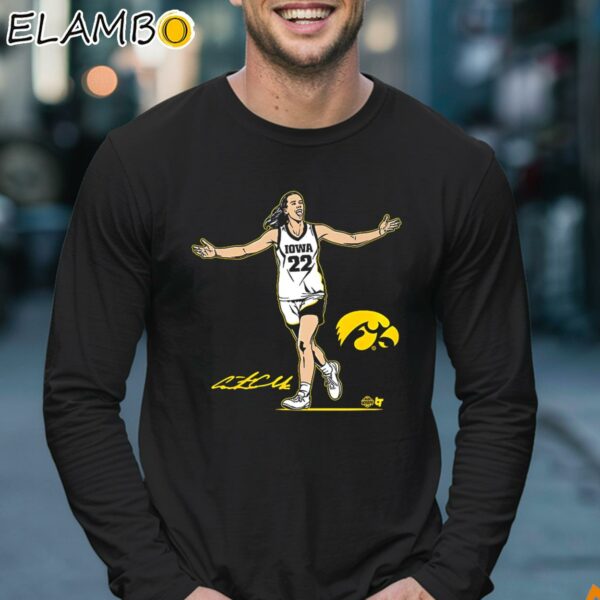 Caitlin Clark Superstar Pose Iowa Basketball Shirt Longsleeve 17