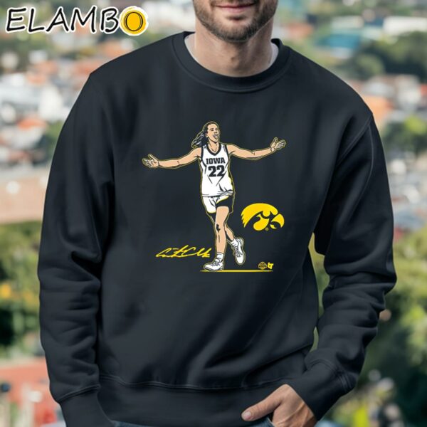 Caitlin Clark Superstar Pose Iowa Basketball Shirt Sweatshirt 3