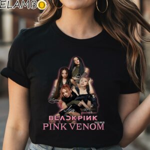 Camiseta Pink Venom Blackpink Born Pink Tour Mundial Shirt Black Shirt Shirt