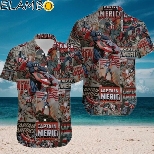 Captain America Aloha Summer Hawaiian Shirt Aloha Shirt Aloha Shirt