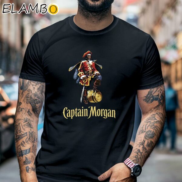 Captain Morgan Freeman Womens Shirt Black Shirt 6