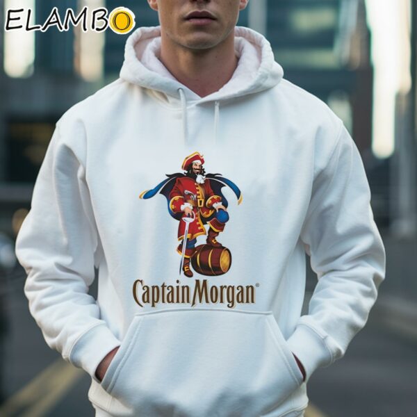 Captain Morgan White Shirt Hoodie 36