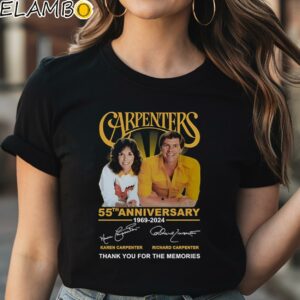 Carpenters 55th Anniversary 1969 2024 Thank You For The Memories Shirt Black Shirt Shirt
