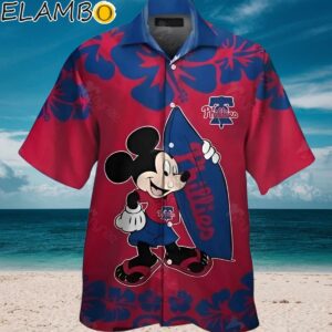 Cheap Mickey Mouse Tropical Flowers Phialadelphia Phillies Hawaiian Shirt Aloha Shirt Aloha Shirt