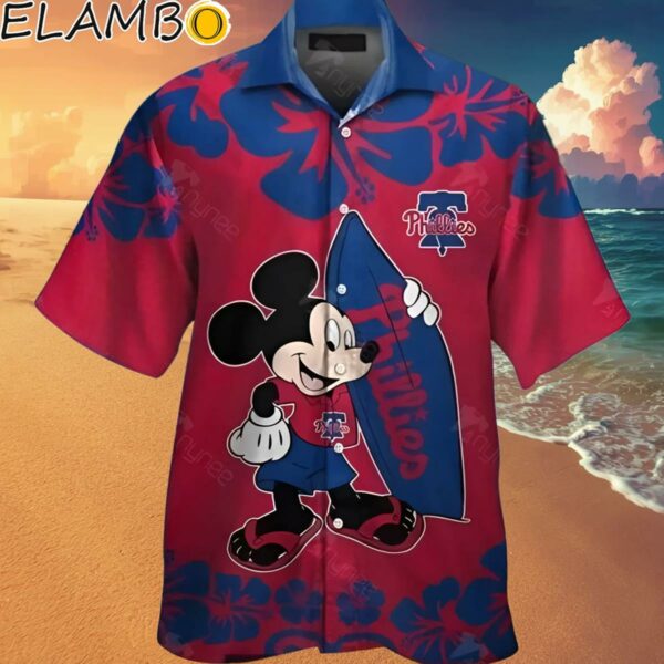 Cheap Mickey Mouse Tropical Flowers Phialadelphia Phillies Hawaiian Shirt Hawaaian Shirt Hawaaian Shirt