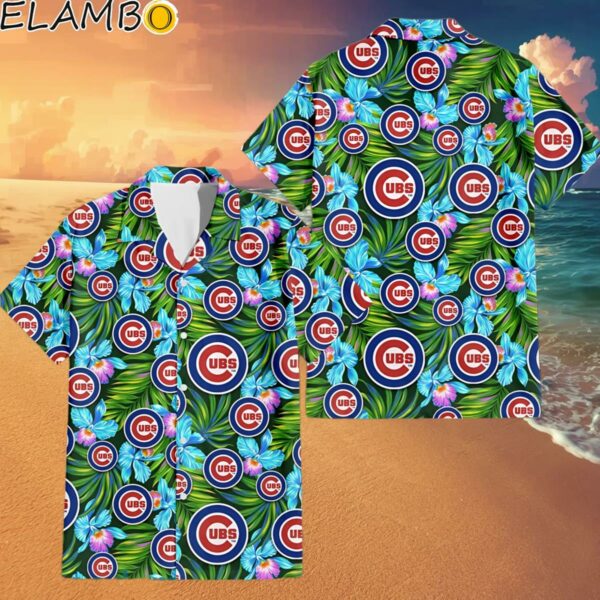 Chicago Cubs Green Leaf Pattern Tropical Hawaiian Shirt For Men And Women Hawaaian Shirt Hawaaian Shirt