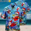 Christmas Holiday Santa Claus Diving Hawaiian Shirt Aloha Shirt Aloha Shirt