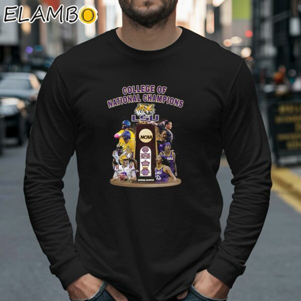 College Of National Champions LSU Tigers Shirt Longsleeve 40