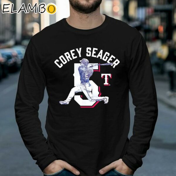 Corey Seager Texas Rangers Player Swing Shirt Longsleeve 39