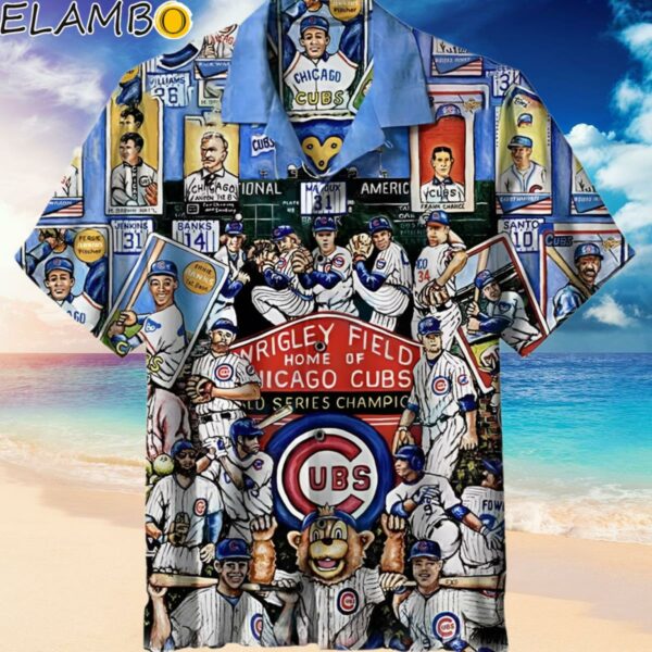 Cubs Hawaiian Shirt Chicago Cubs Tribute Chicago Cubs Gift Hawaiian Hawaiian