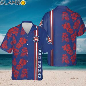Cubs Hawaiian Shirt Hibiscus Tropical Leaves Chicago Cubs Gift Aloha Shirt Aloha Shirt
